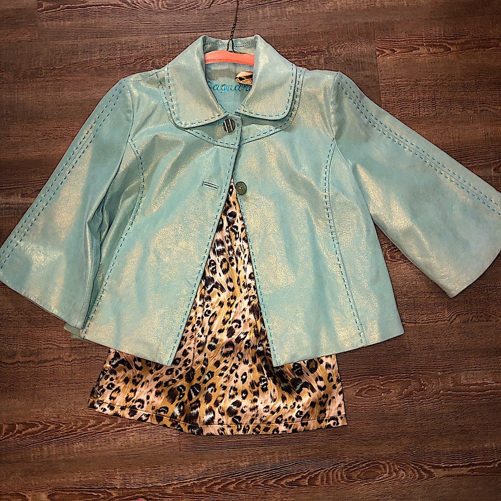 NEW Joy joy leopard shell xs